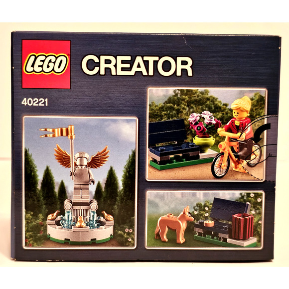 CITY PARK FOUNTAIN Lego CREATOR Set #40221 NEW Factory Sealed RETIRED Unopened - Picture 2 of 6